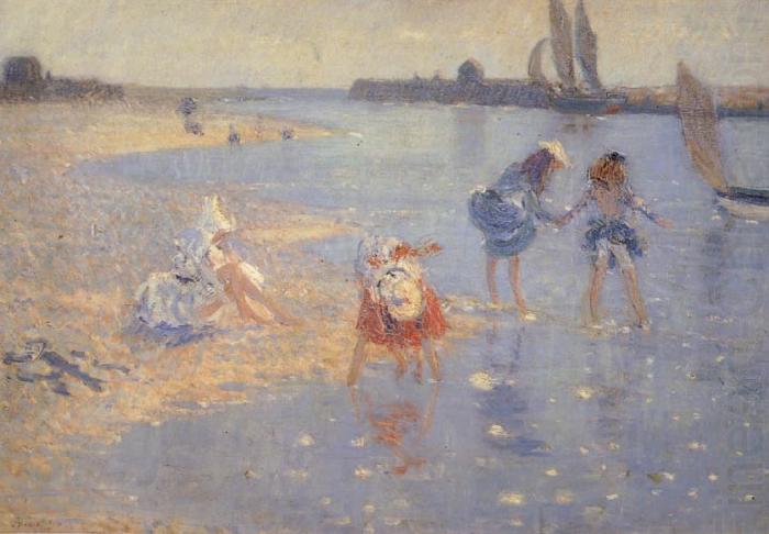 Philip Wilson Steer Children Paddling Walberswick china oil painting image